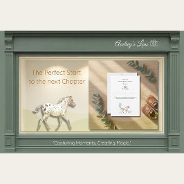 Convites Personalized Miniature Horse Thank You Card