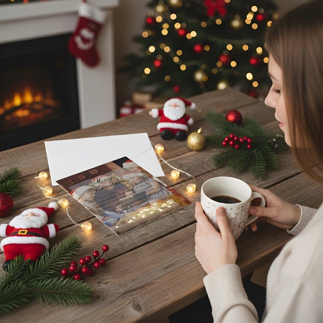 Convites Personalized Photo Christmas Greeting Card (Criador carregado)