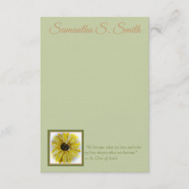 Convites Personalized Sunflower Flat Note Card