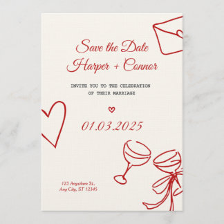 Convites Personalized Wedding Invitation Card – Elegant 