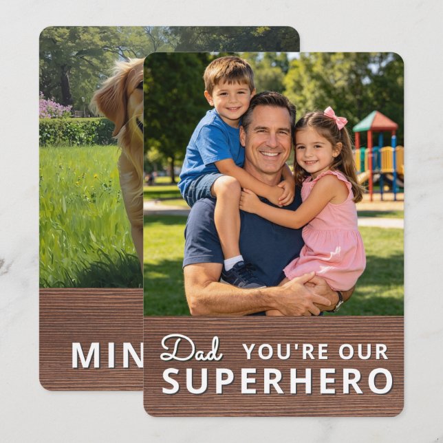 Convites Personalized with 2 Photos and Text (Frente/Verso)