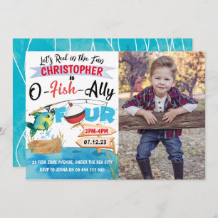 Convites Pesca 4º Aniversário O-Fish-Ally 4 Foto