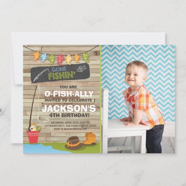 Convites Pesca Aniversário Festa de Pesca da Madeira (Frente)