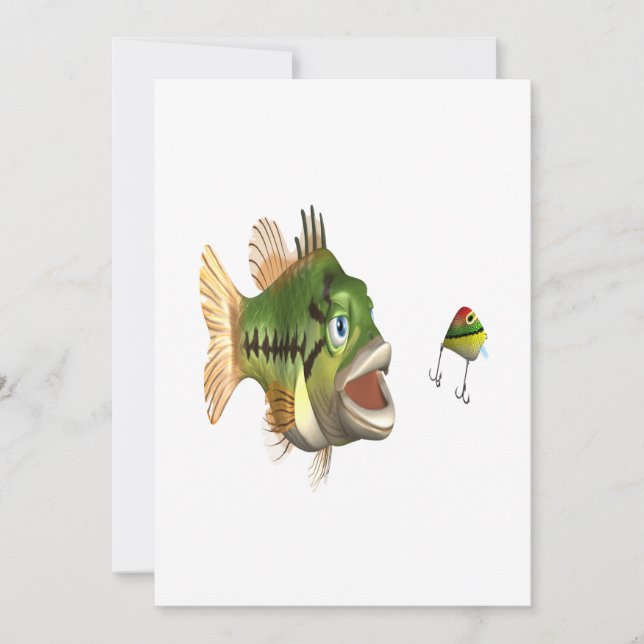 Convites Pesca de latão (Frente)