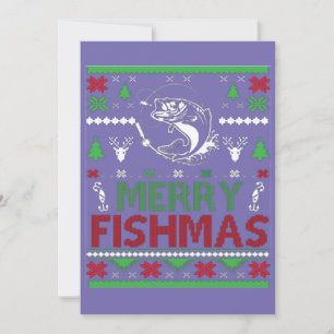 Convites pesca feia de natal