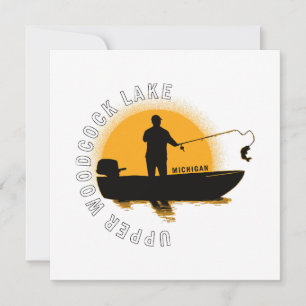 Convites Pesca no Lago Michigan