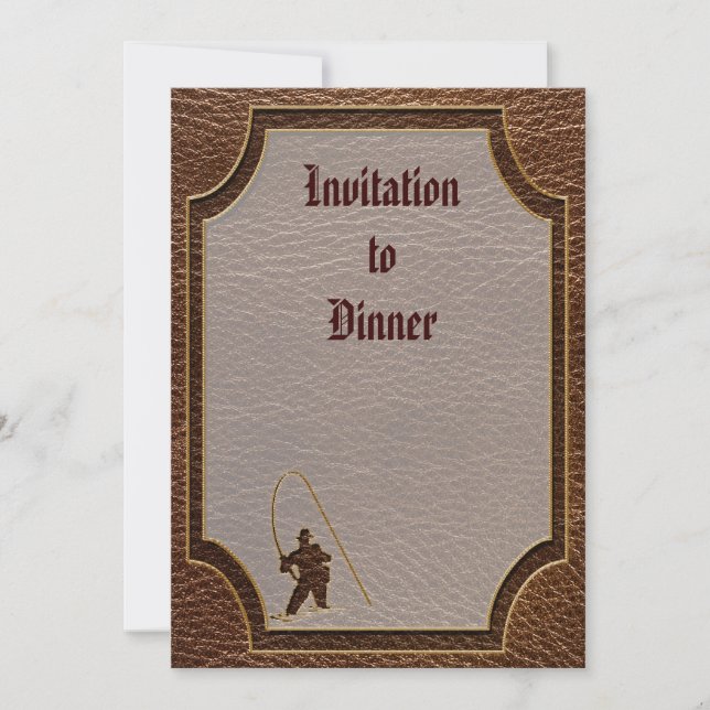 Convites Pescador De Olhos De Couro (Frente)