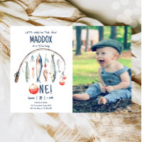 Pescar O-Peixe-Ally O Grande Aniversário De Um Men