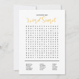 Convites Pesquisa do Dia de as mães Word