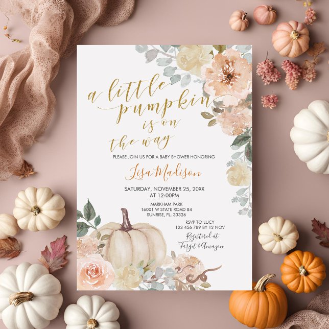 Convites Pêssego Branco Pumpkin está a caminho (Criador carregado)