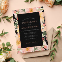 Pêssego Laranja Moderno Boho e Casamento Floral Ne