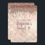 Convites Pessegueira Rosa Pêssego Derramada Sereia Doce 16<br><div class="desc">Personalizar para qualquer evento.</div>