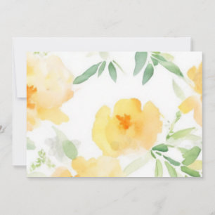 Convites Pessegueiro amarelo elegante cor de laranja esbran