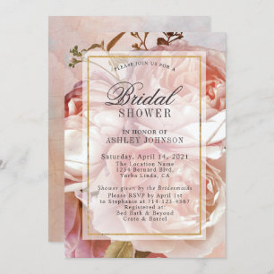 Convites PESSOA BOTÂNICA FLORAL Chá de panela