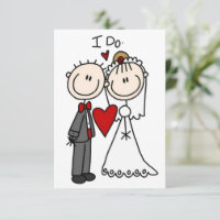 Pessoas e Casamento de Groom na Figura Stick