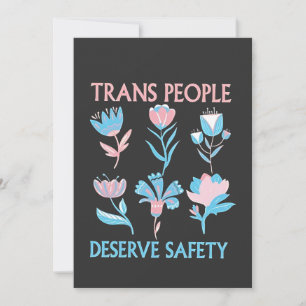 Convites Pessoas Trans Merecem Orgulho de Segurança Mês LGB