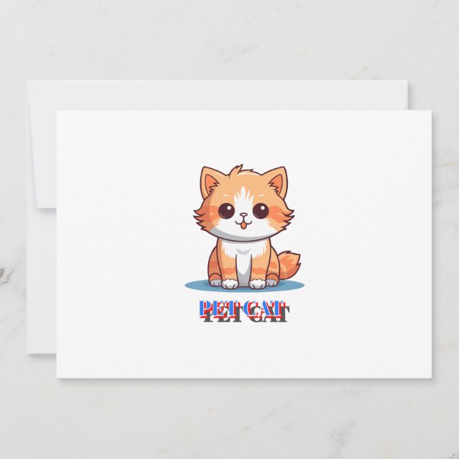 Convites Pet Cat (Frente)