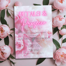 Petais e Chá de panela Floral Neon Rosa Prosecco