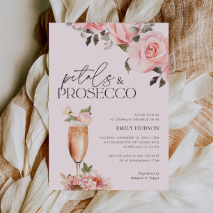 Convites Petais e Chá de panela Floral Prosecco