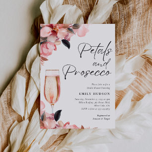 Convites Petais e Chá de panela Floral Prosecco
