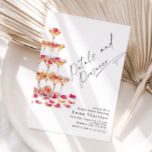 Petais e Chá de panela moderno mínimo Prosecco