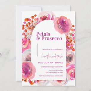Convites Petais e Prosecco - Arca Floral Bridal de Verão