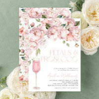 Petais e Prosecco Chá de panela Floral Rosa Modern