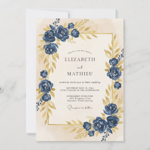 Convites Petal de Noite de Ouro Casamento