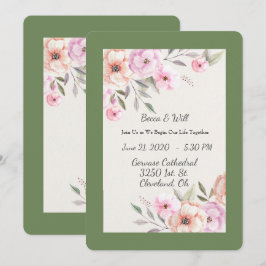 Convites Pétalas Pastéis Lindas