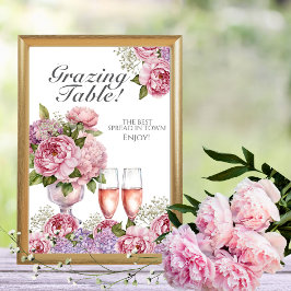 Convites Petalas & Prosecco "Mesa de Degustação" Placa