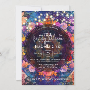 Convites Pétalas Vivas Design de Mandala Floral