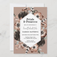 Petals & Prosecco Boho Blush Chá de panela Rosa