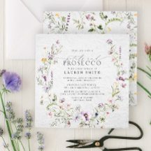 Petals Prosecco Lavanda Chá de panela de flor selv