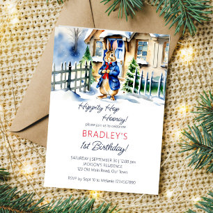 Convites Peter Coelho Inverno Temático festa de aniversário