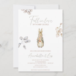 Convites Peter o Chá de fraldas de inverno do outono do Coe