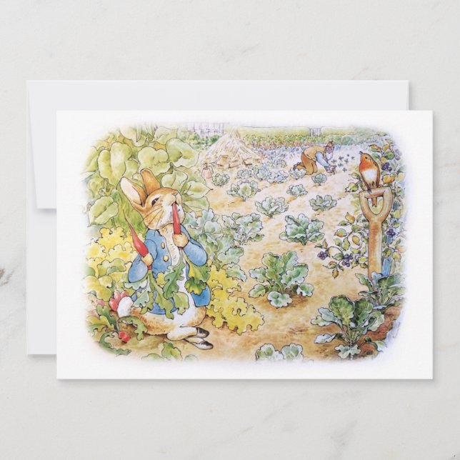 Convites Peter, o Coelho (Frente)