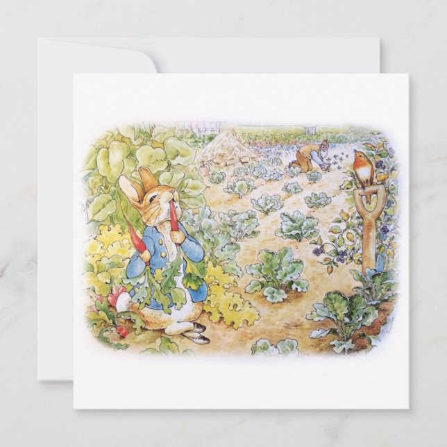 Convites Peter, o Coelho (Frente)