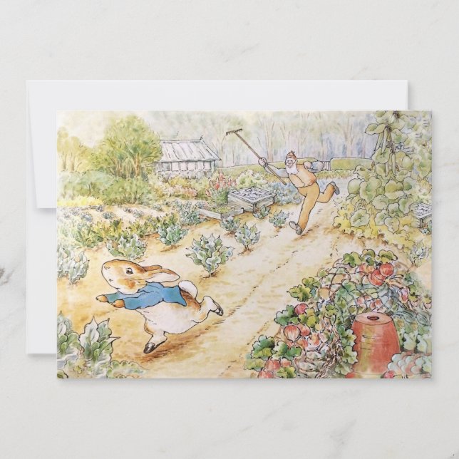 Convites Peter, o Coelho no Jardim do Sr. Mc Gregor (Frente)