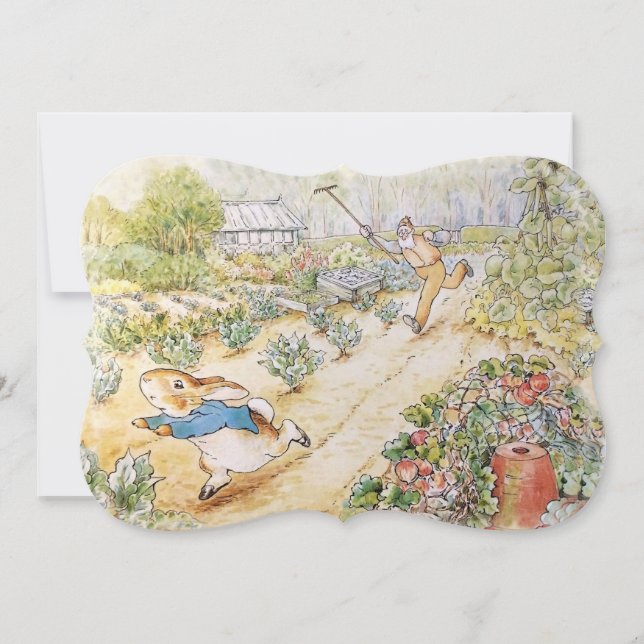 Convites Peter, o Coelho no Jardim do Sr. Mc Gregor (Frente)