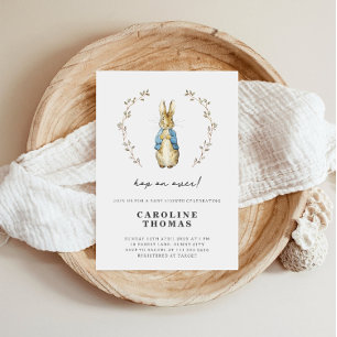 Convites Peter Rabbit Cute Chá de fraldas