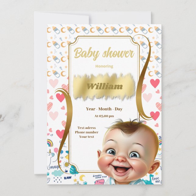 Convites Petit homme en vue! (Frente)