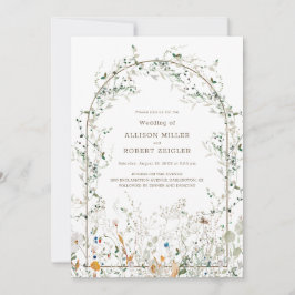 Convites Petite Wildflower Arch Invitation