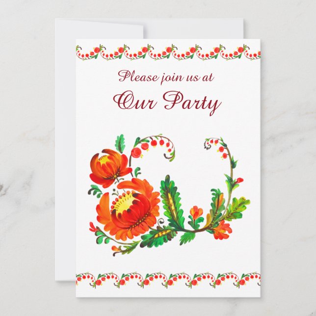 Convites Petrykivsky, partido ucraniano (Frente)