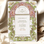 Convites Petunia Salva Data Vintage Art Nouveau por Mucha<br><div class="desc">Petunia Art Nouveau Vintage Salve os cartões de casamento de Alphonse Mucha em uma design floral, romântica e caprichosa. Os florescimentos vitorianos complementam os tipos clássicos de arte deco fonts. Introduza as suas informações personalizadas e está concluído. Se você quiser alterar a design, clique no botão azul "Personalizar". Muito obrigado...</div>