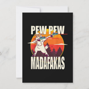 Convites Pew Pew Madafakas Pew Pew Madafakas Cabra