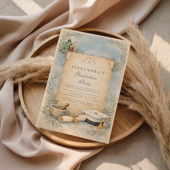 Convites Pharmacy Graduate Milestone (Criador carregado)