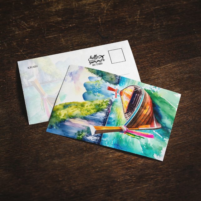 Convites Phi Islands Krabi Tailândia — Cartão-Postal de Aqu (Criador carregado)