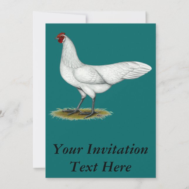 Convites Phoenix: White Hen (Frente)