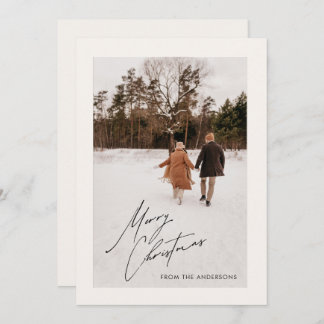 Convites Photo Christmas Family Holiday Card