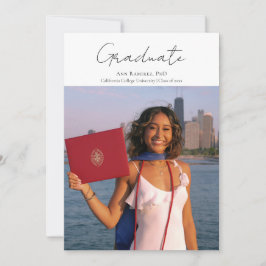 Convites Photo Graduation Announcement & Party Invitation 